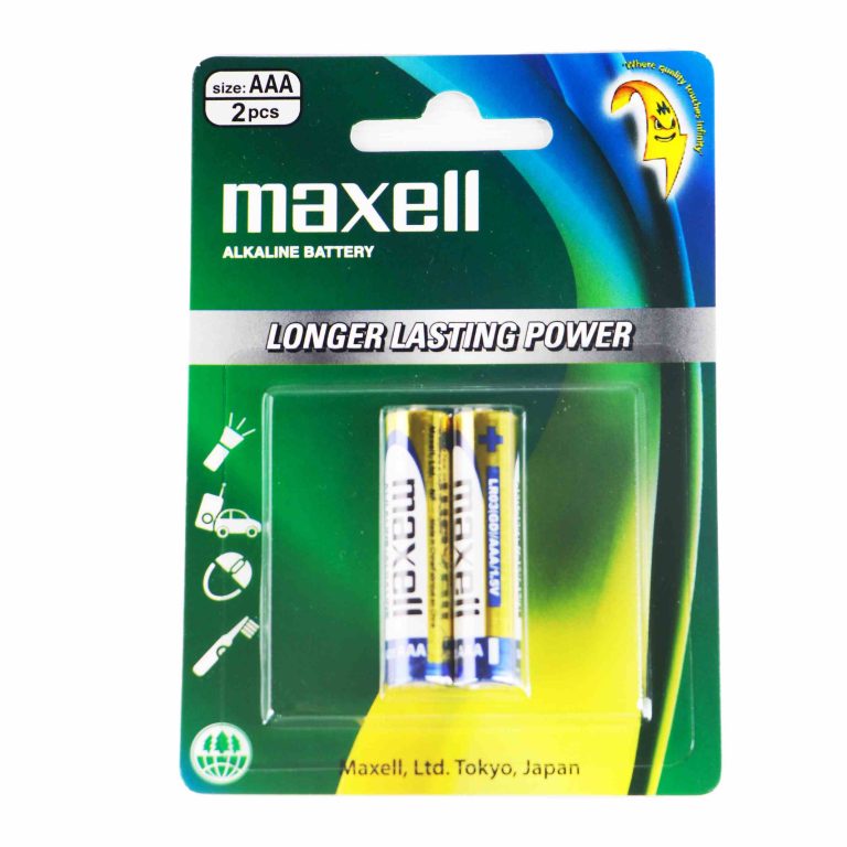 باتری نیم قلمی مدل ALKALIN BATTEY بسته دو عددی مکسل