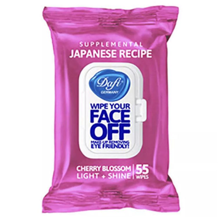 دستمال مرطوب پاک کننده آرایش و روشن کننده مدل JAPANESE RECPI دافی