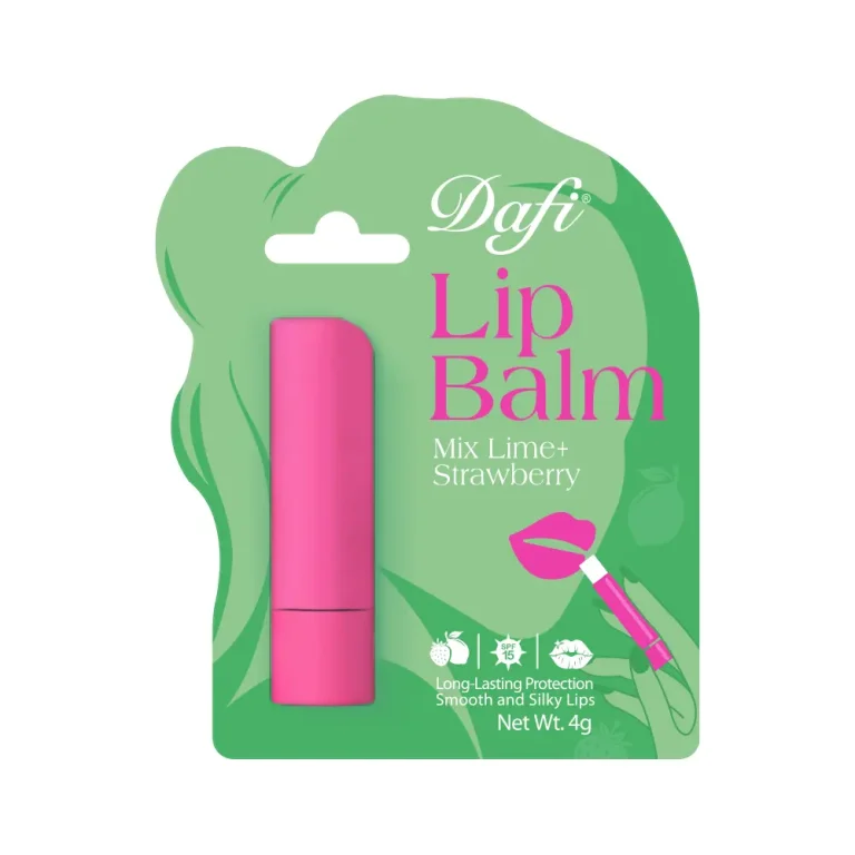بالم لب حاوی SPF15 با طعم لیمو و توت فرنگی دافی