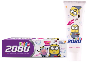 خمیر دندان کودک 2080 با طعم آدامس بادکنکی حجم 75 میل KIDDO BUBBLE GUM