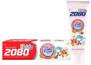 خمیر دندان کودک 2080 میوه ای حجم 75 میل KIDDO TUTTI FRUTTI
