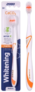 مسواک وایتنینگ ۲۰۸۰ سفید کننده قوی حاوی caco3 مدل متوسط medium